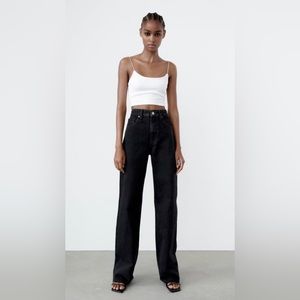ZARA - WIDE LEG JEANS
BLACK - REF. 6688/224